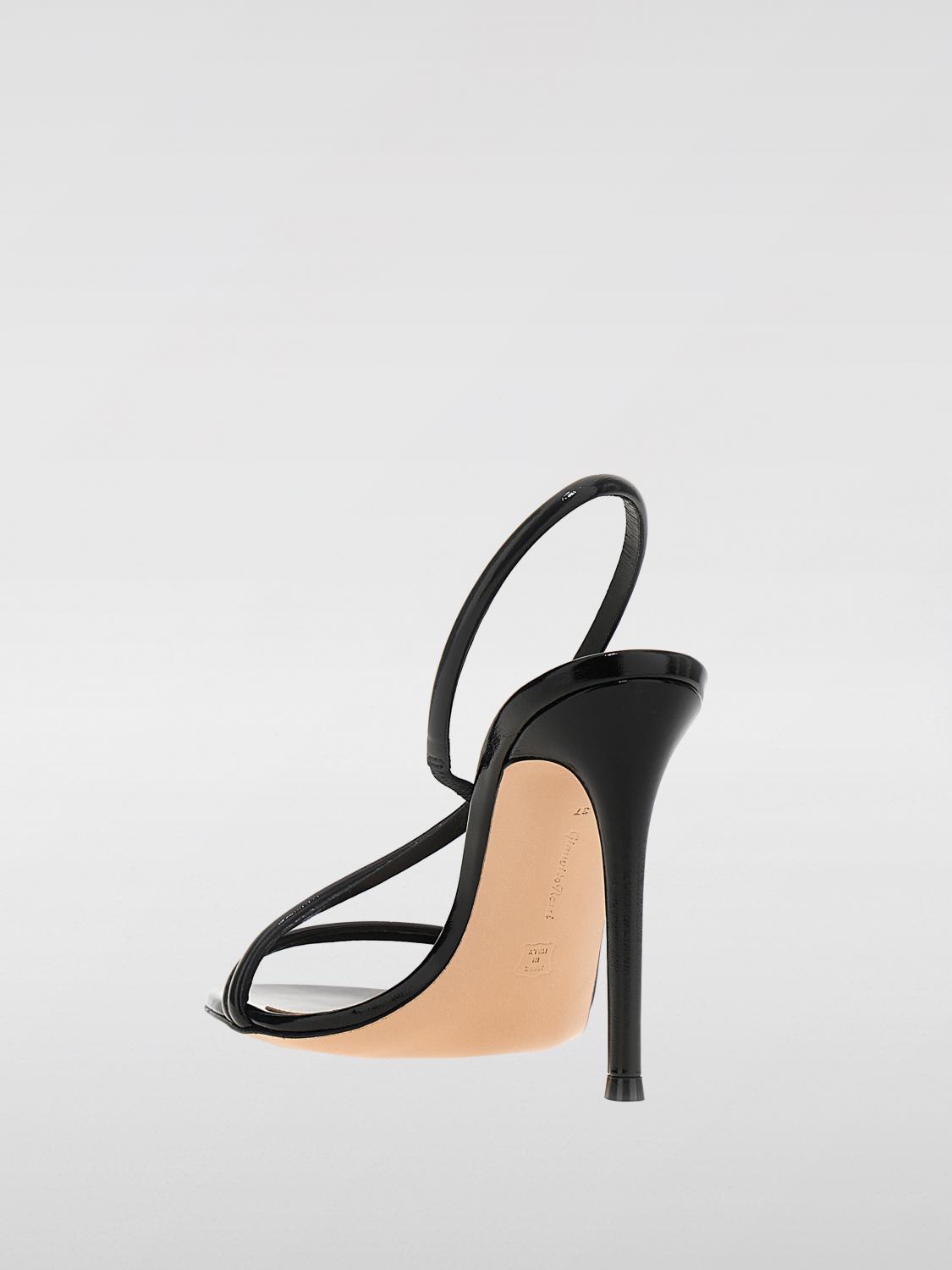 GIANVITO ROSSI HEELED SANDALS: Flat sandals woman Gianvito Rossi, Black - Img 3