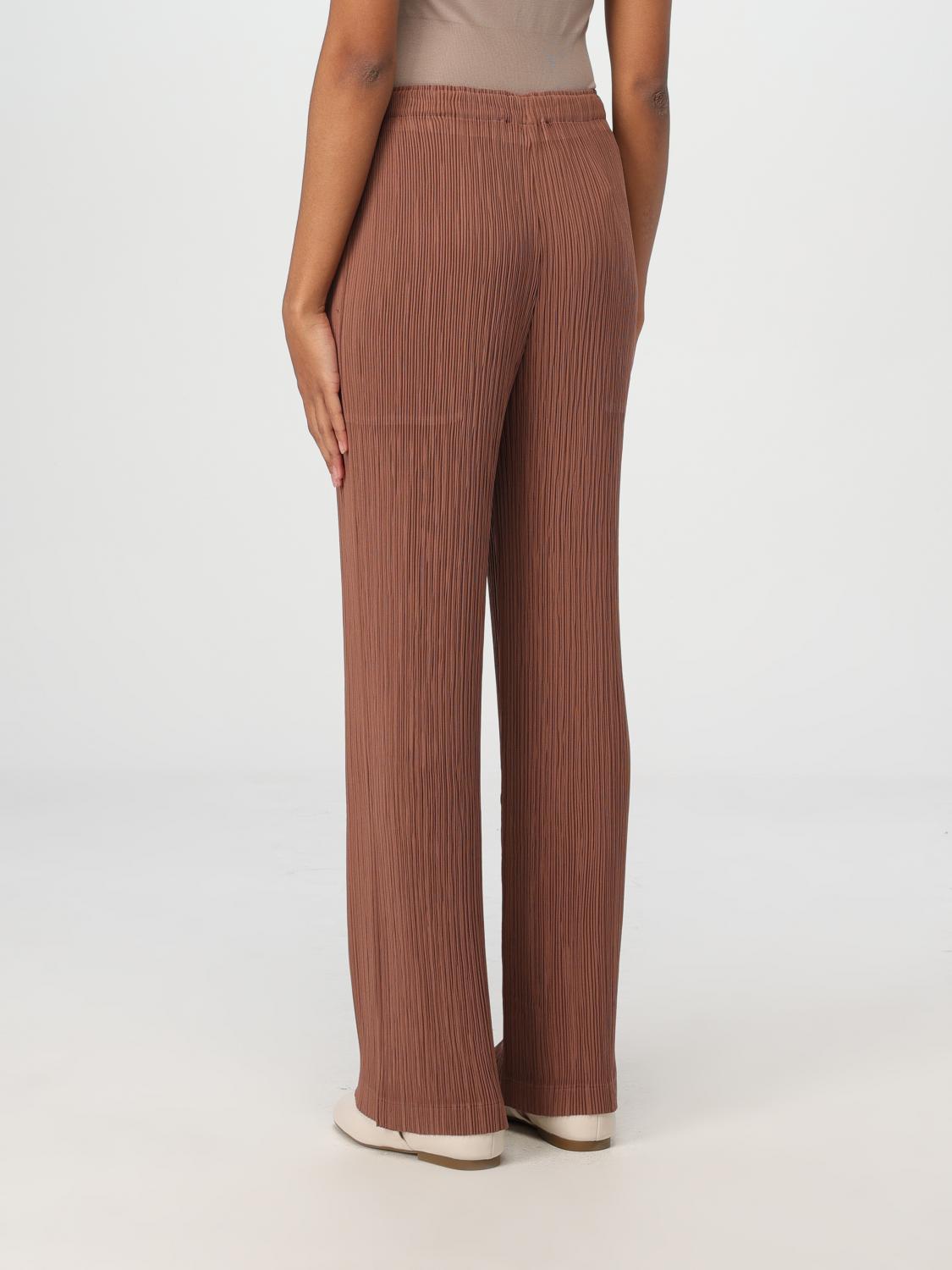 ISSEY MIYAKE PANTS: Pants woman Issey Miyake, Brown - Img 3