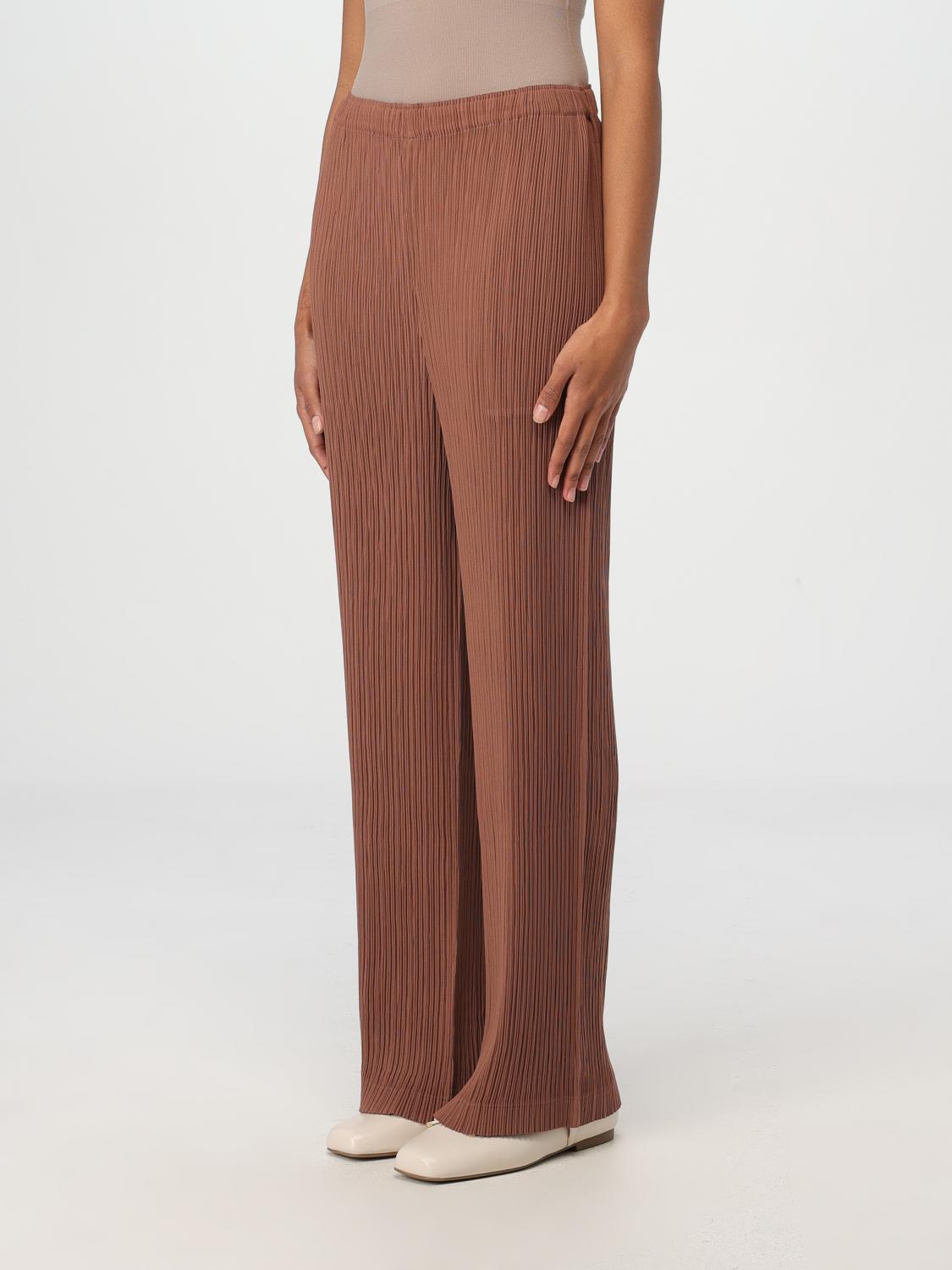 ISSEY MIYAKE PANTALON: Pantalon femme Issey Miyake, Marron - Img 4