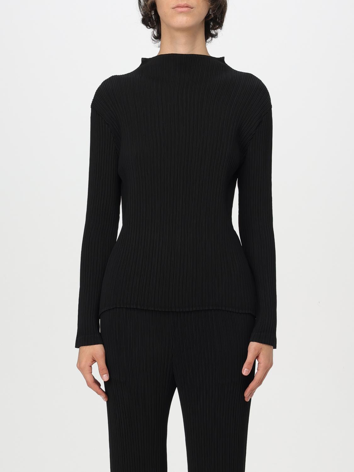 ISSEY MIYAKE MAGLIA: Pullover Issey Miyake in jersey , Nero - Img 1