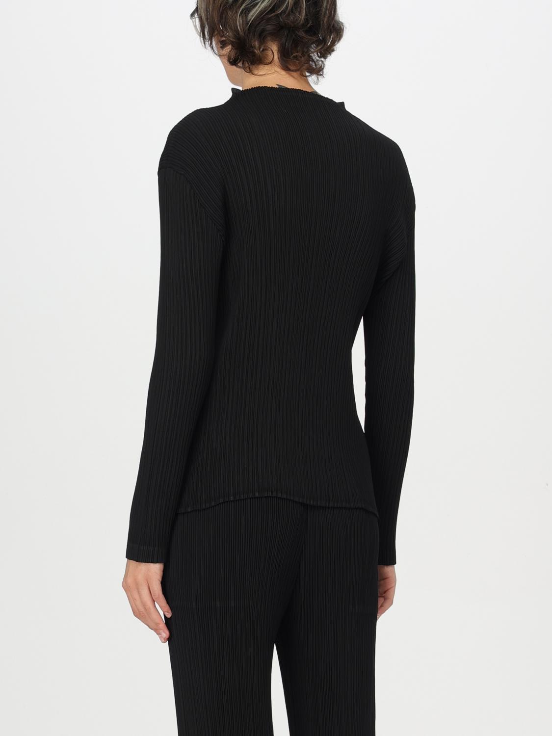 ISSEY MIYAKE MAGLIA: Pullover Issey Miyake in jersey , Nero - Img 2