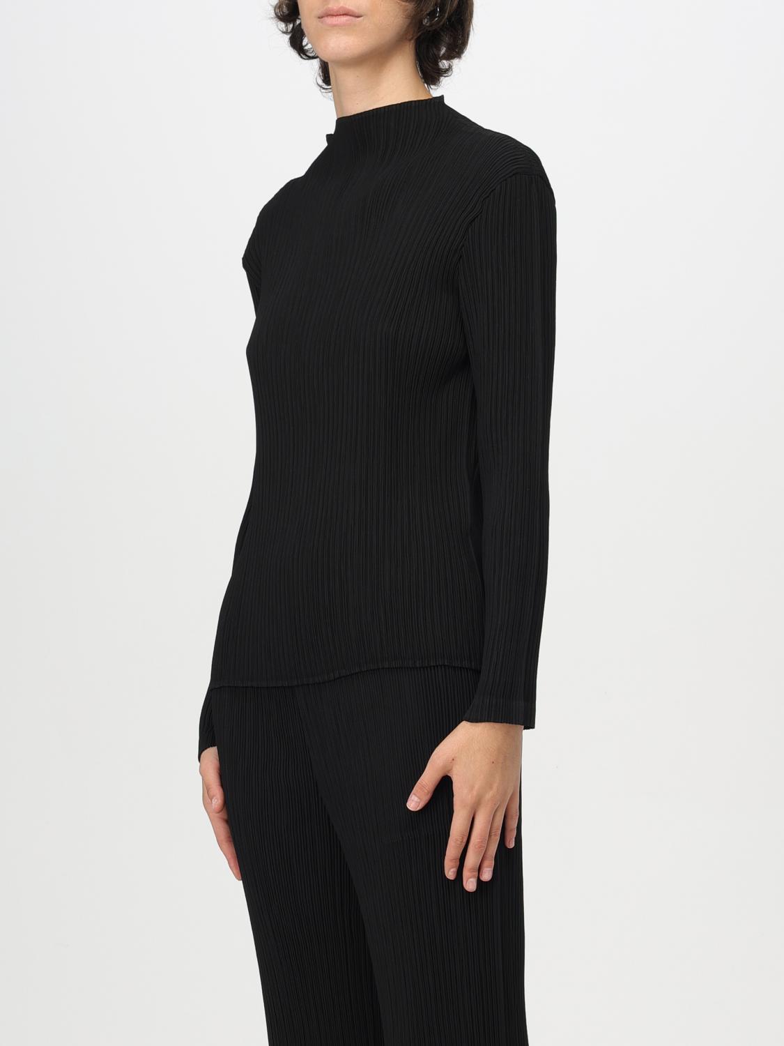 ISSEY MIYAKE MAGLIA: Pullover Issey Miyake in jersey , Nero - Img 3