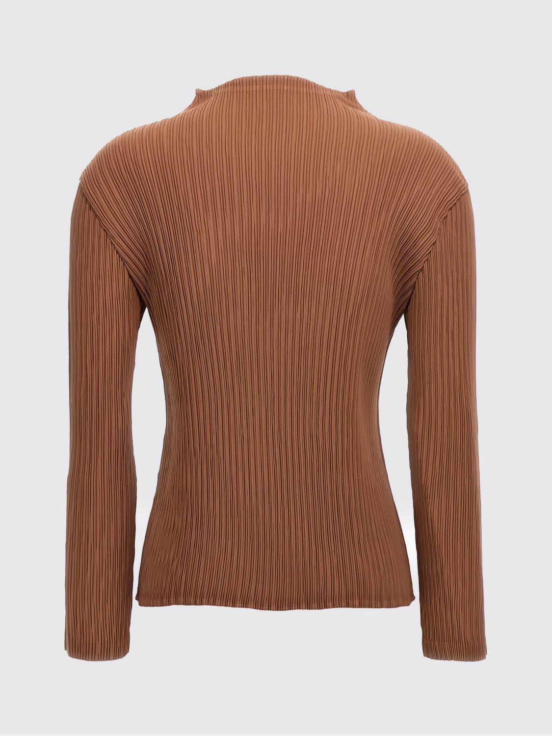 ISSEY MIYAKE JERSEY: Jersey mujer Issey Miyake, Marrón - Img 2