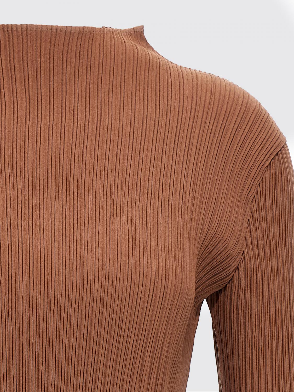 ISSEY MIYAKE JERSEY: Jersey mujer Issey Miyake, Marrón - Img 3