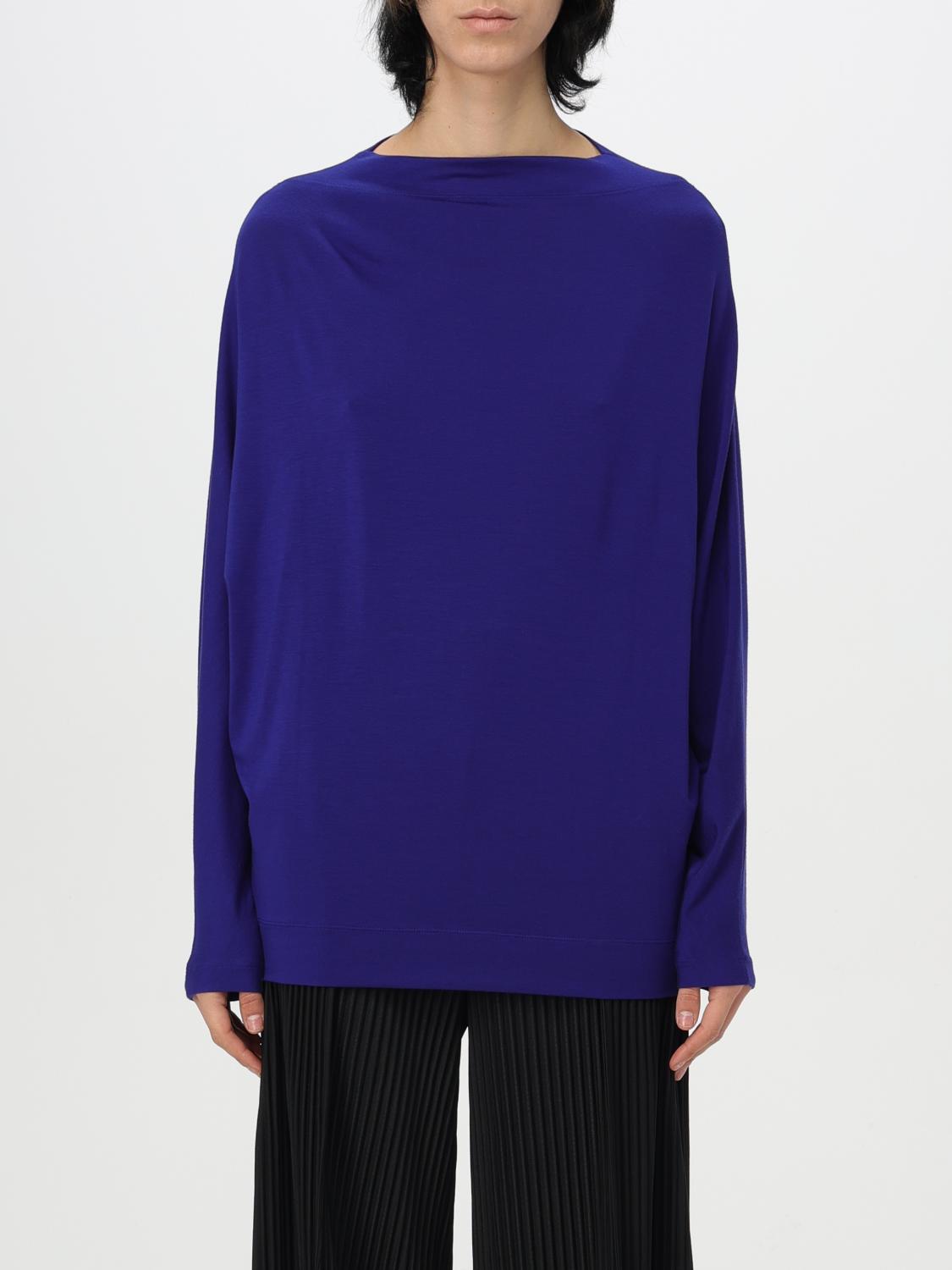 ISSEY MIYAKE TOP: Falda mujer Issey Miyake, Azul Oscuro - Img 1