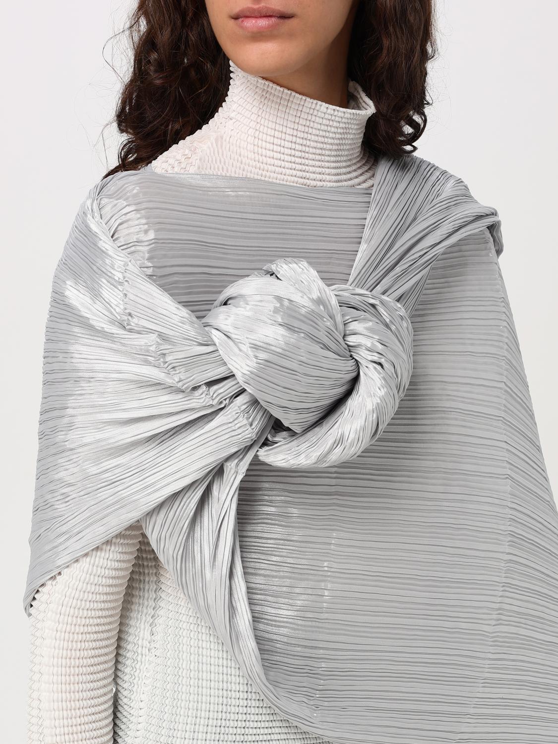 PLEATS PLEASE ISSEY MIYAKE BUFANDA: Bufanda mujer Pleats Please Issey Miyake, Gris - Img 4