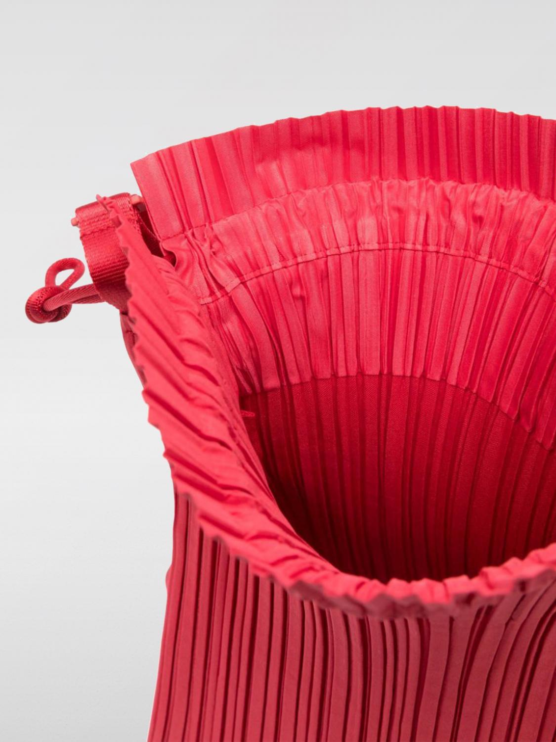 PLEATS PLEASE ISSEY MIYAKE CROSSBODY BAGS: Shoulder bag woman Pleats Please Issey Miyake, Red - Img 4