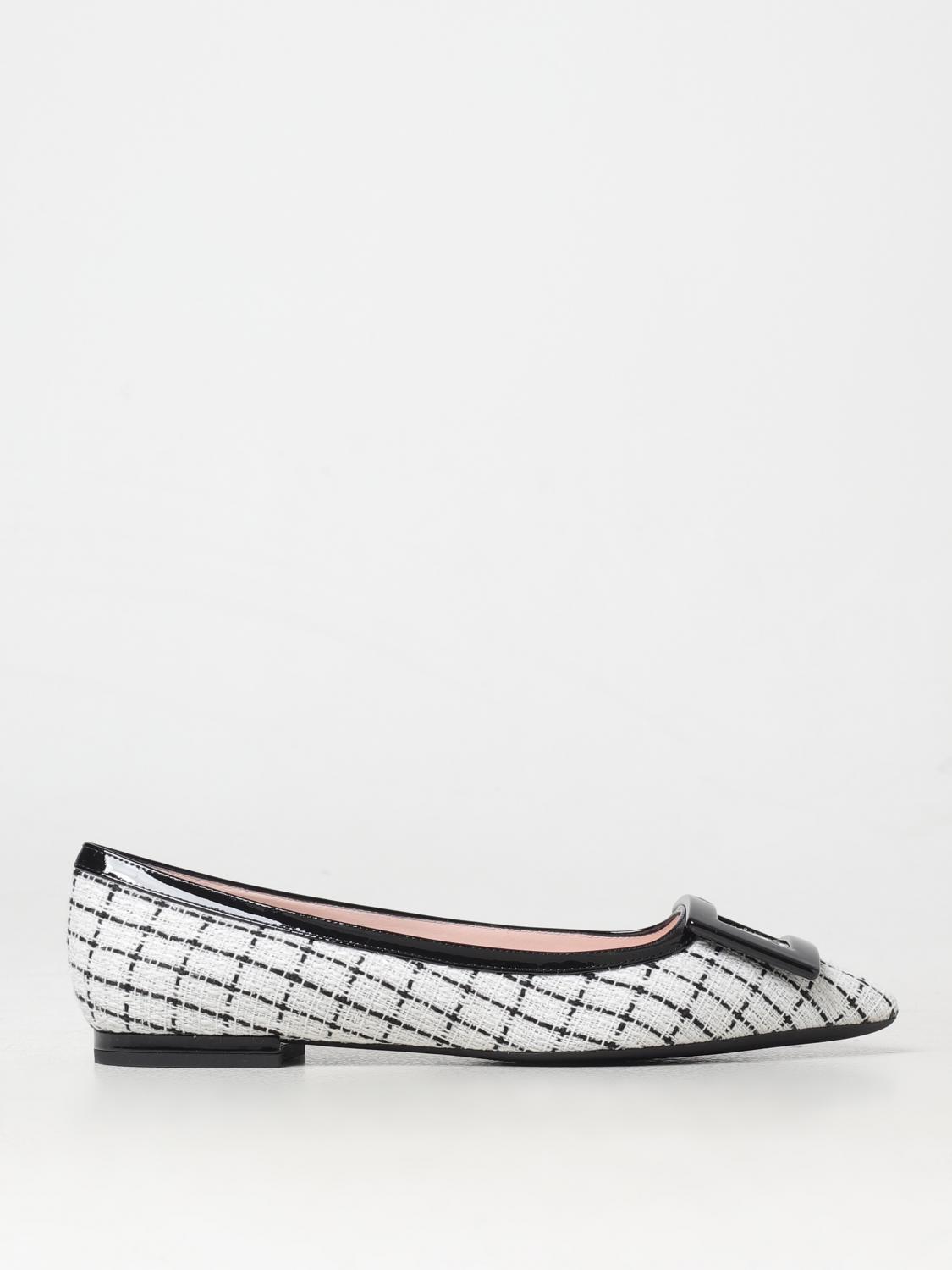 ROGER VIVIER BALLET FLATS: Shoes woman Roger Vivier, White - Img 1