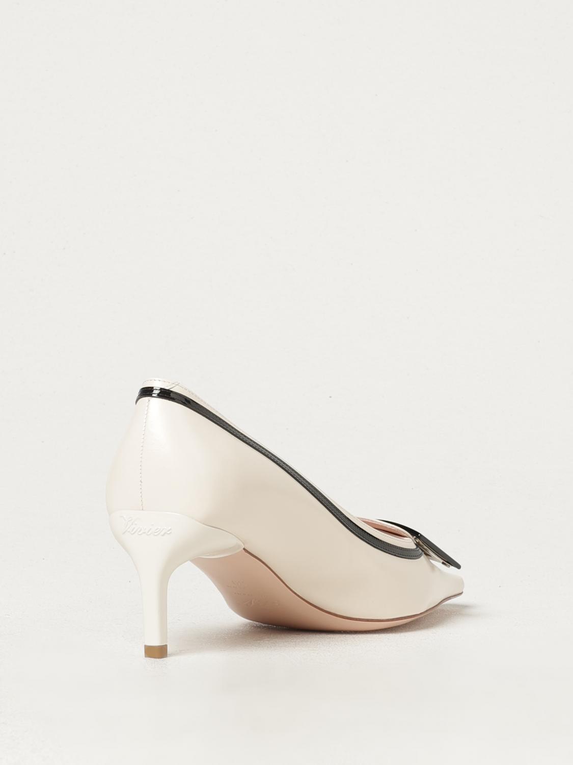 ROGER VIVIER SCARPE CON TACCO: Scarpe donna Roger Vivier, Bianco - Img 3