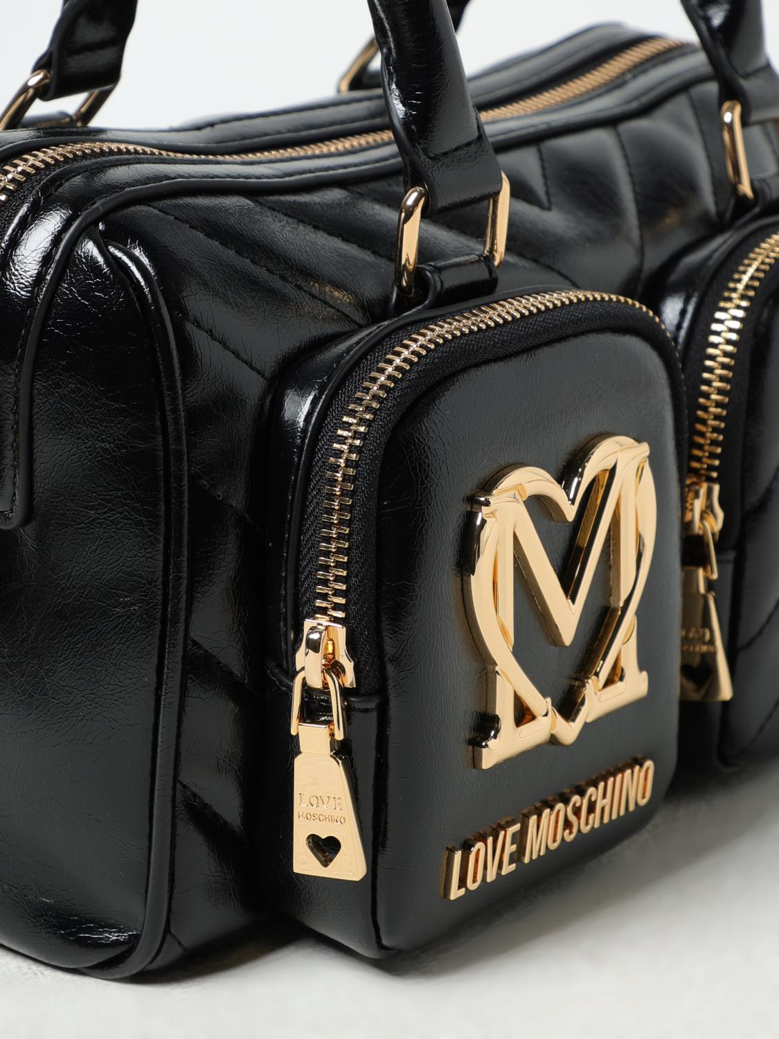 LOVE MOSCHINO BORSA A MANO: Borsa a mano donna Love Moschino, Nero - Img 3