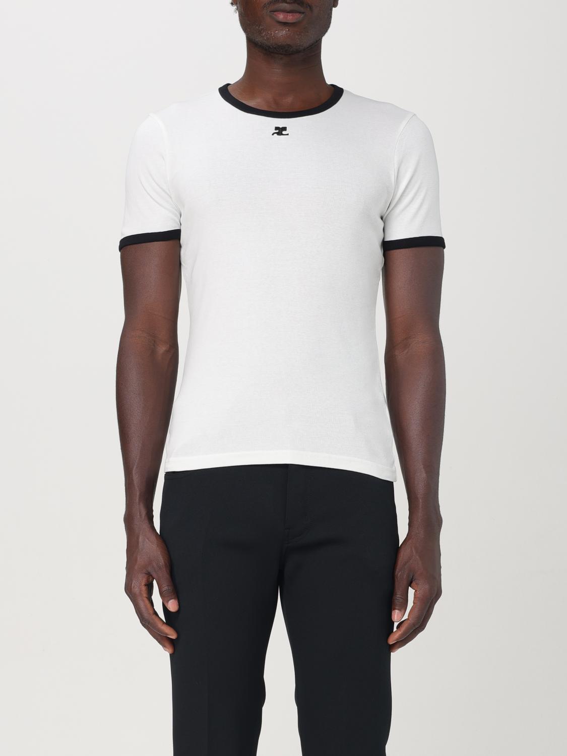 Giglio T-shirt Courrèges in cotone stretch