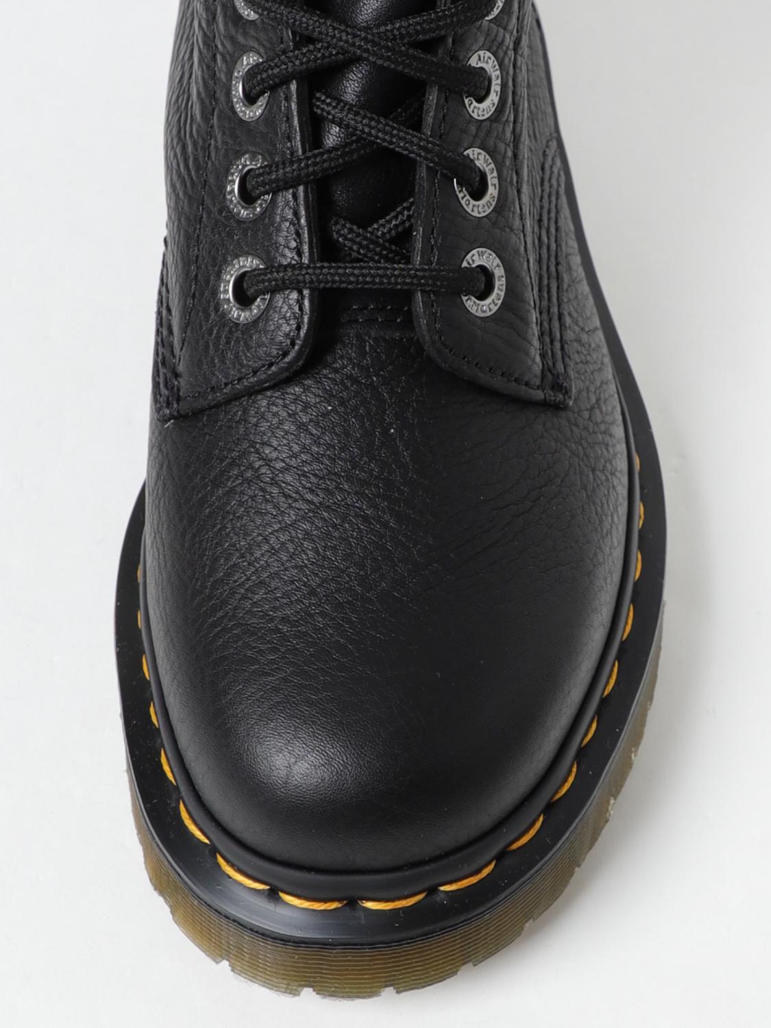 DR. MARTENS FLAT ANKLE BOOTS: Flat ankle boots woman Dr. Martens, Black - Img 4