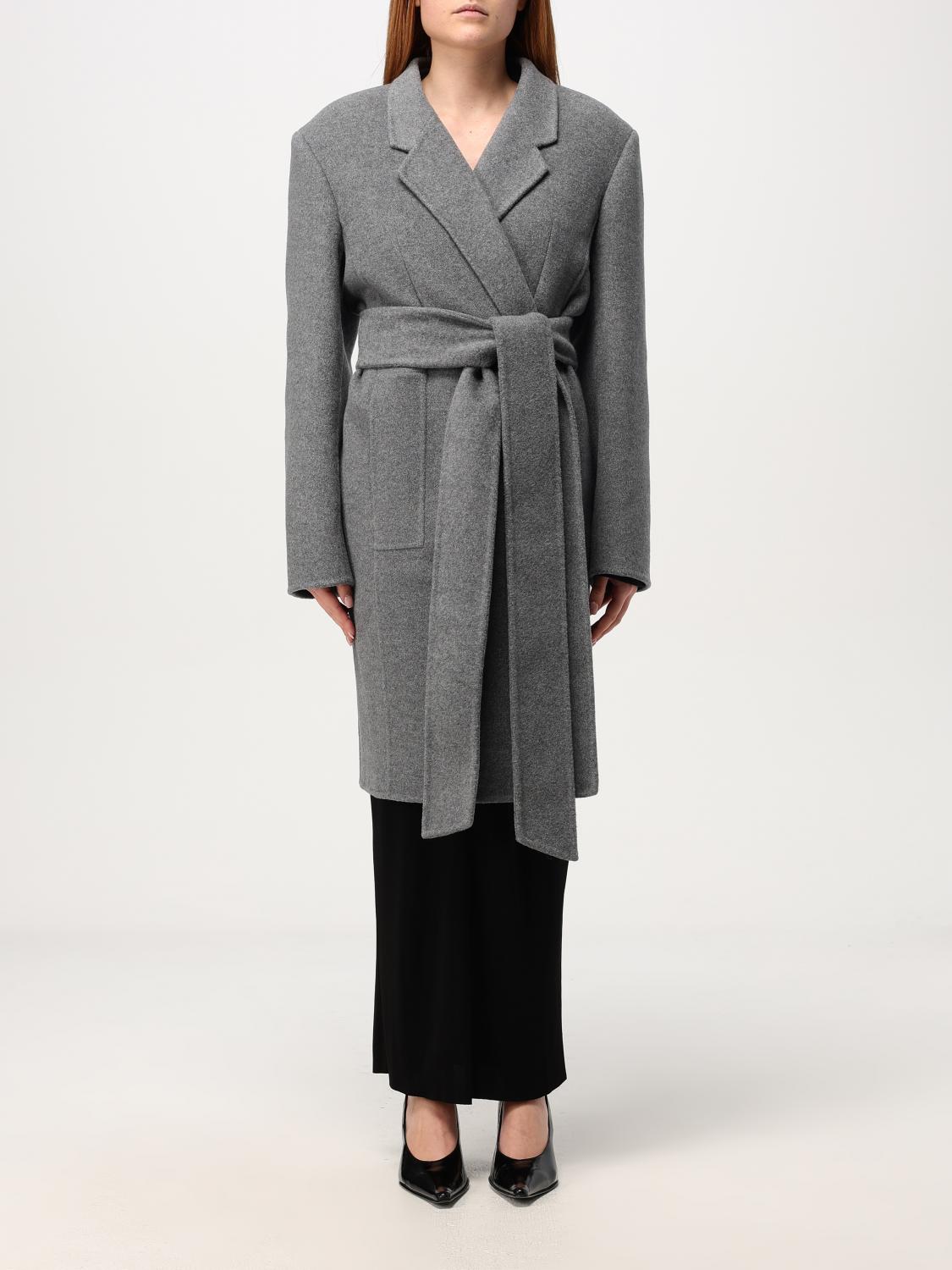 KHAITE COAT: Coat woman Khaite, Grey - Img 1