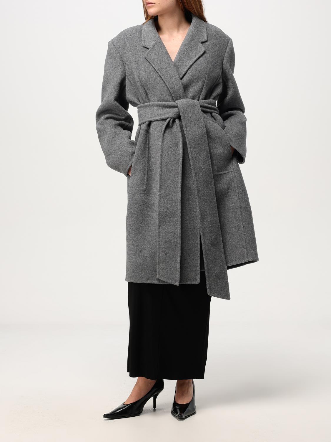 KHAITE COAT: Coat woman Khaite, Grey - Img 2