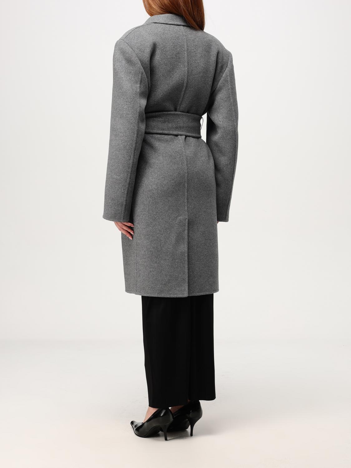 KHAITE COAT: Coat woman Khaite, Grey - Img 3