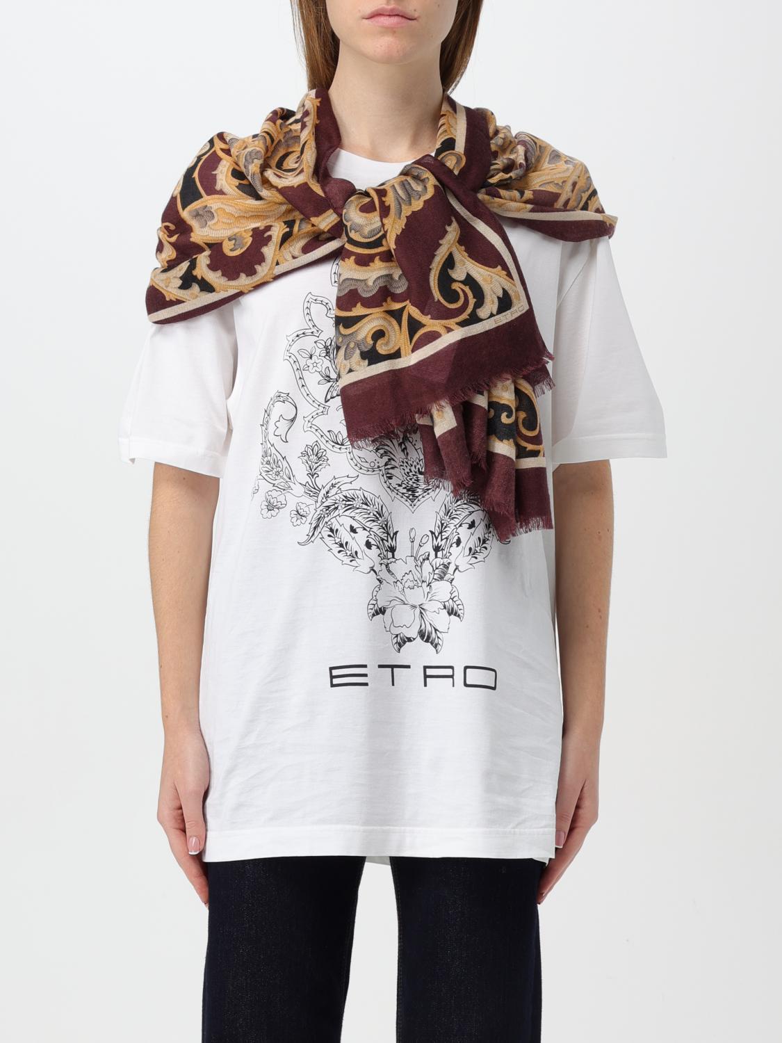 ETRO SCARF: Scarf woman Etro, Black - Img 2