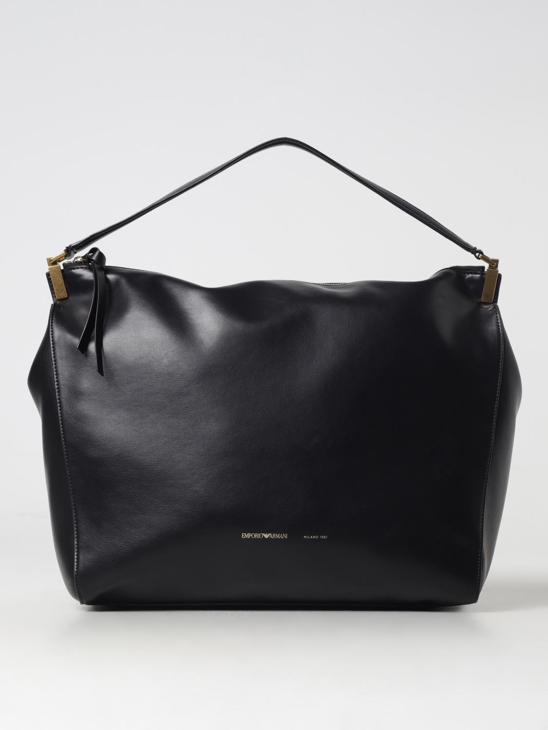 EMPORIO ARMANI SHOULDER BAG: Shoulder bag woman Emporio Armani, Black - Img 1