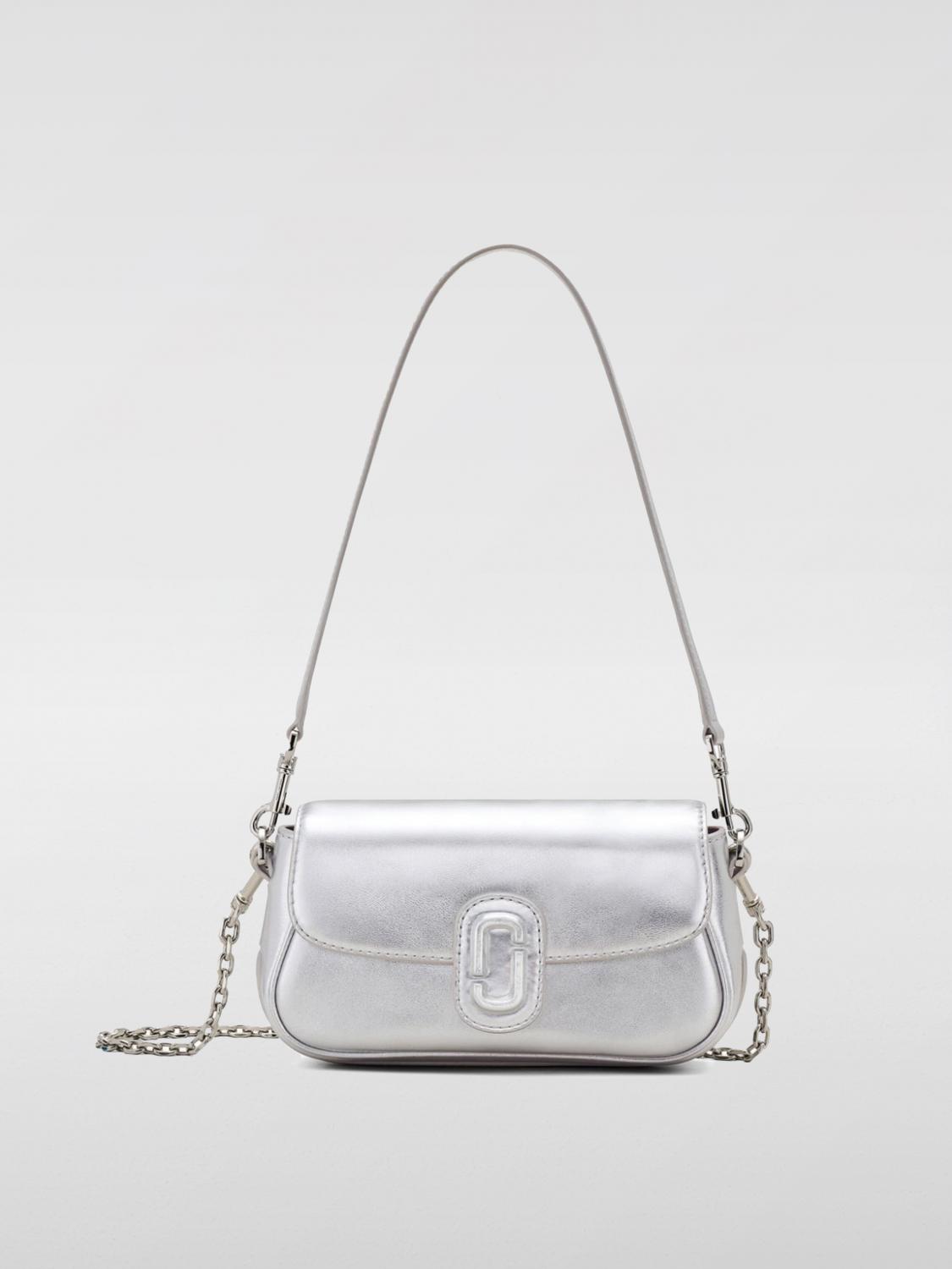 MARC JACOBS BORSA A SPALLA: Borsa a spalla donna Marc Jacobs, Silver - Img 1