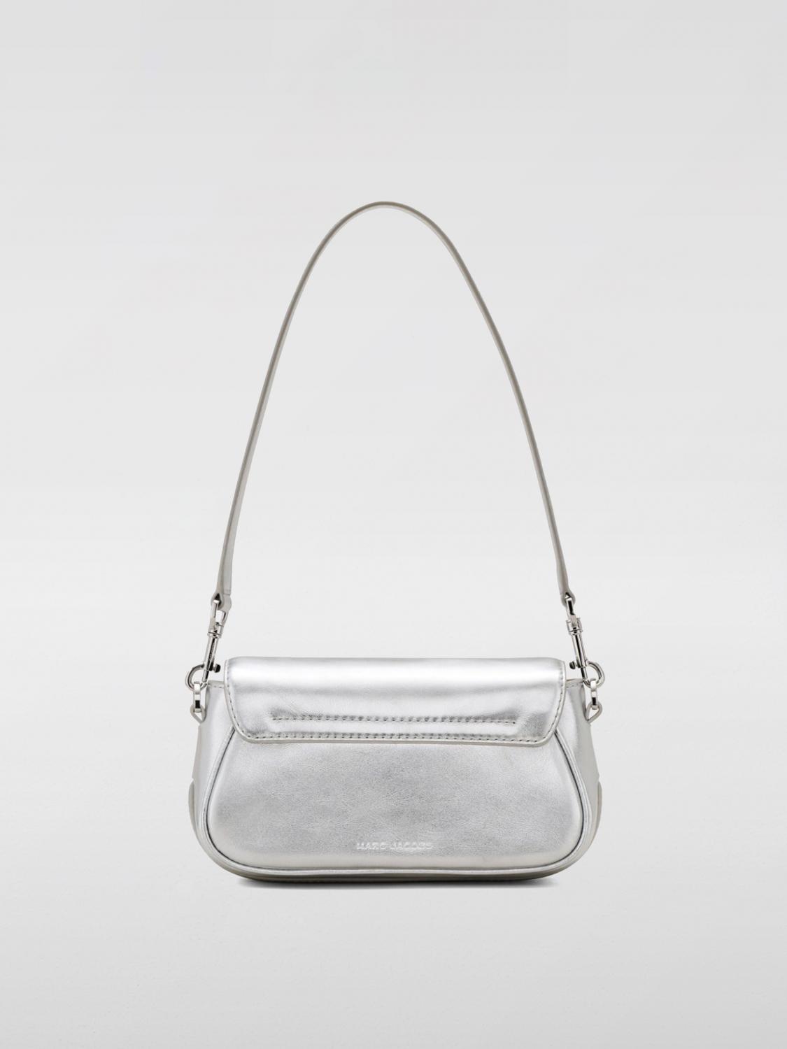 MARC JACOBS BORSA A SPALLA: Borsa a spalla donna Marc Jacobs, Silver - Img 3