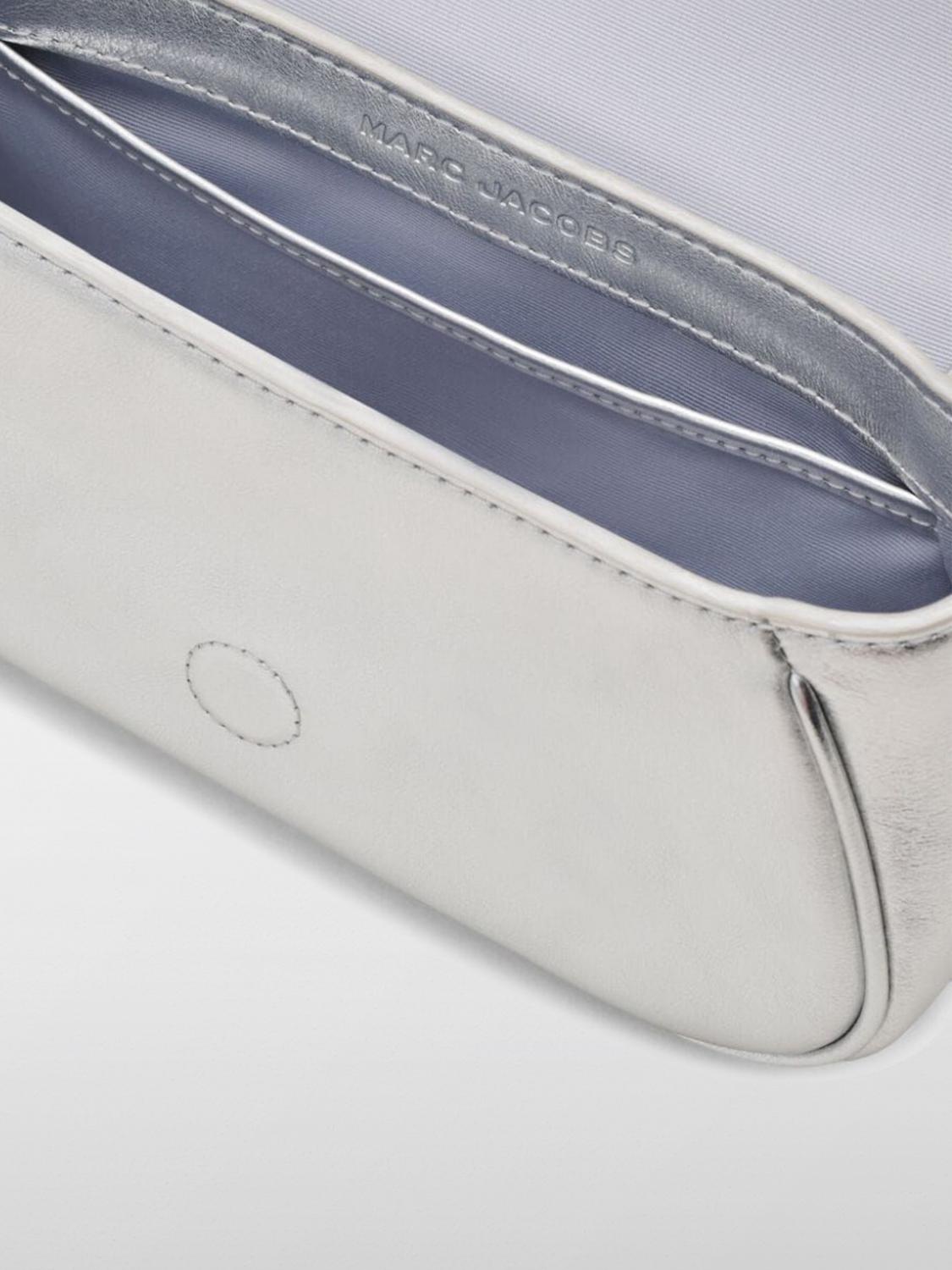 MARC JACOBS BORSA A SPALLA: Borsa a spalla donna Marc Jacobs, Silver - Img 4