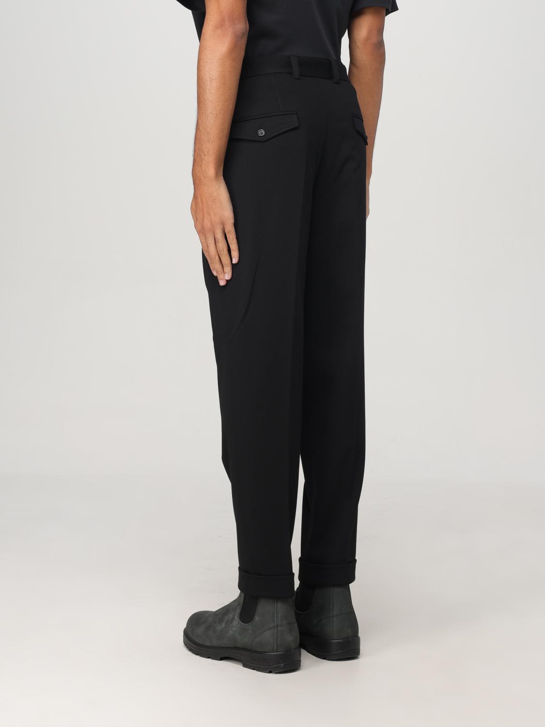 PAOLO PECORA PANTS: Pants men Paolo Pecora, Black - Img 2