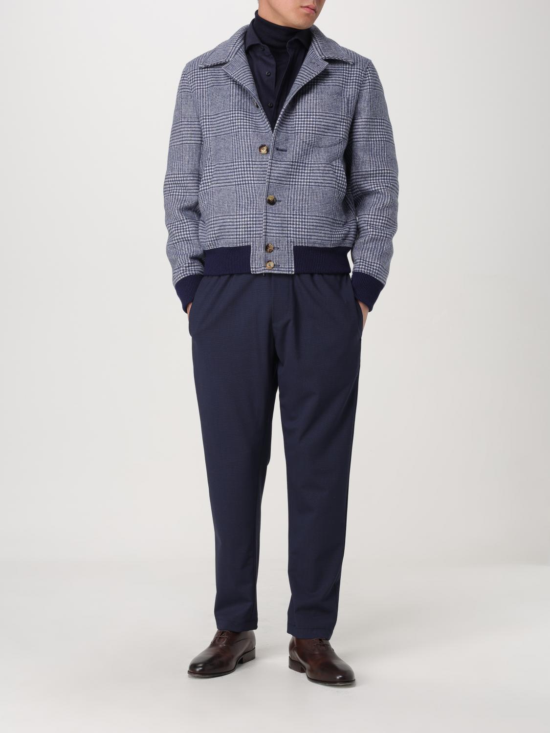 BRUNELLO CUCINELLI 스웨트셔츠: 스웨트셔츠 남성 Brunello Cucinelli, 네이비 - Img 2