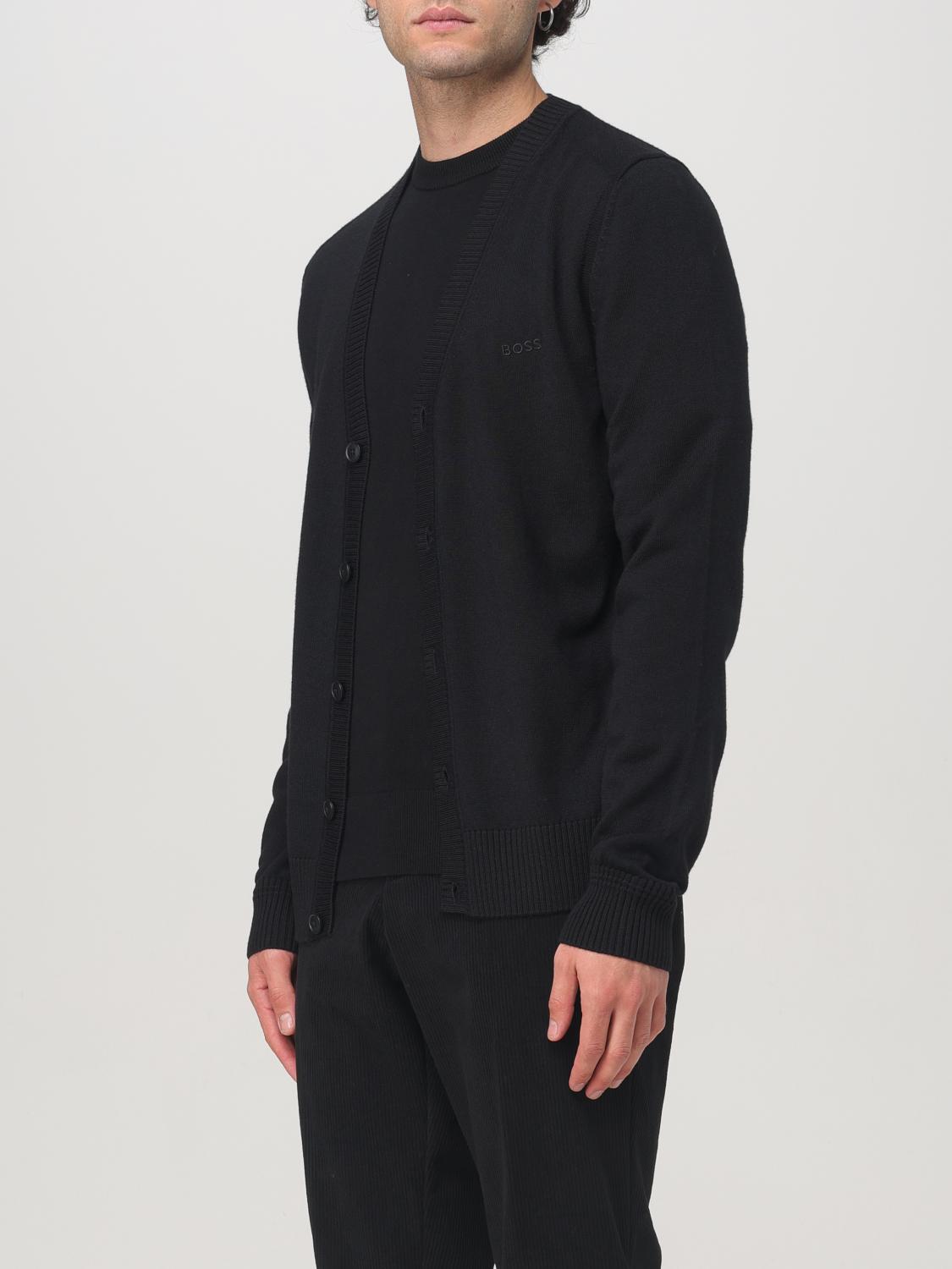 BOSS CARDIGAN: Sweater men Boss, Black - Img 3