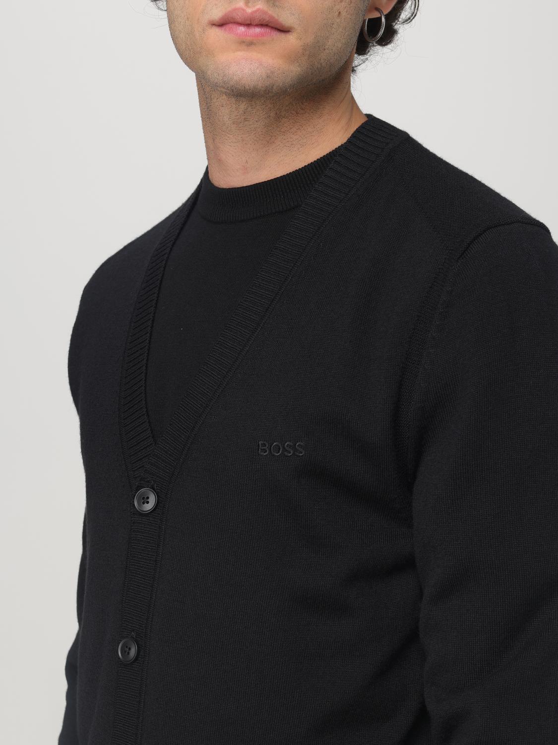 BOSS CARDIGAN: Sweater men Boss, Black - Img 4