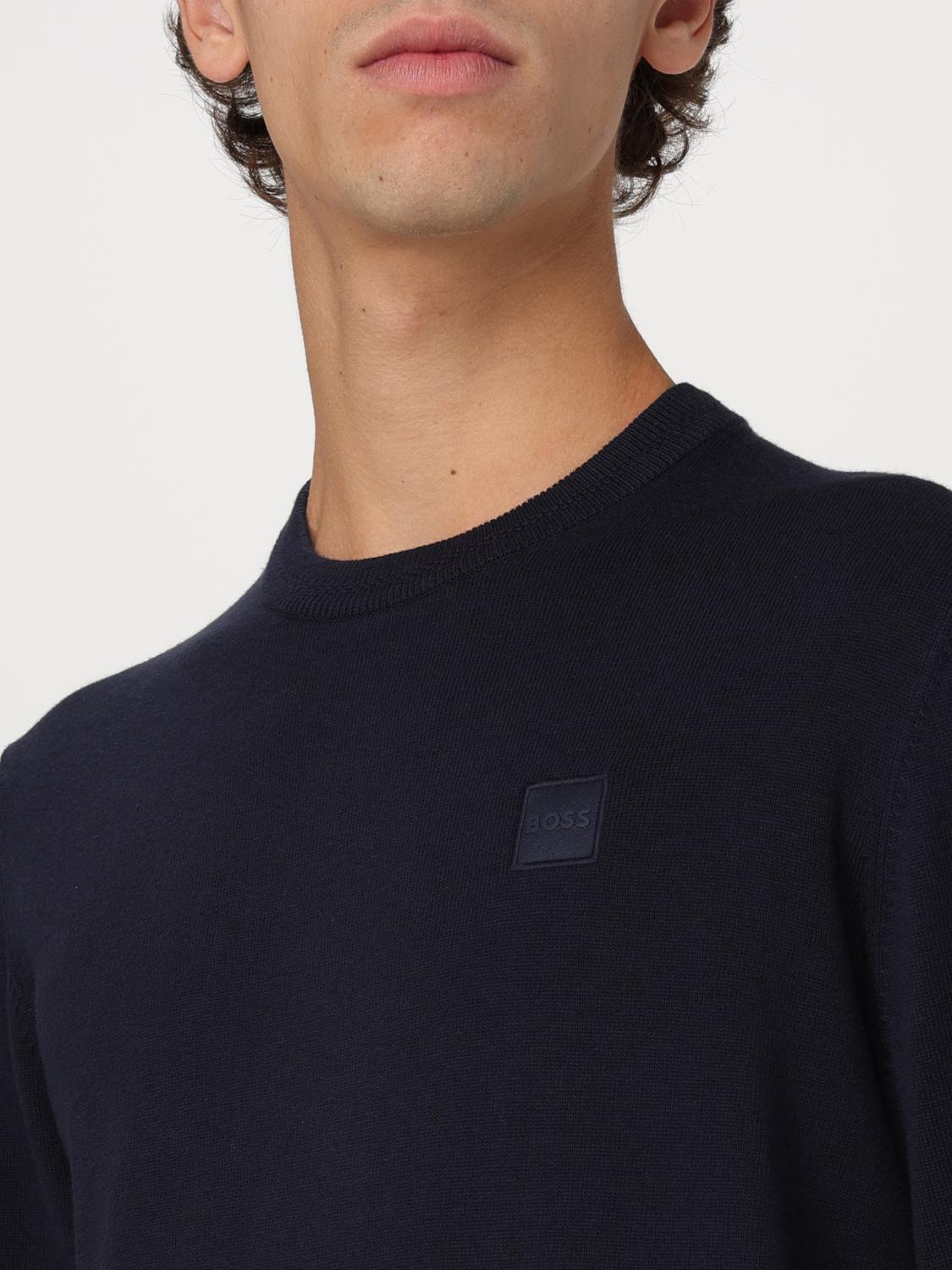 BOSS PULL: Pull homme Boss, Bleu - Img 3