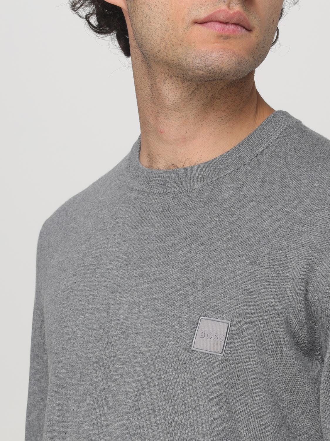 BOSS PULL: Pull homme Boss, Gris - Img 3