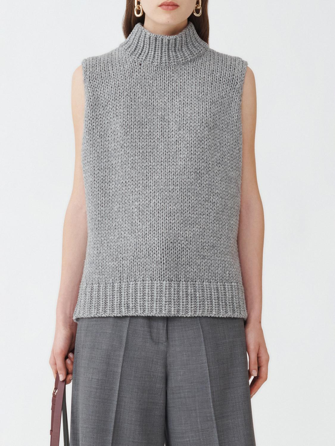 FABIANA FILIPPI WAISTCOAT: Sweater woman Fabiana Filippi, Grey - Img 1