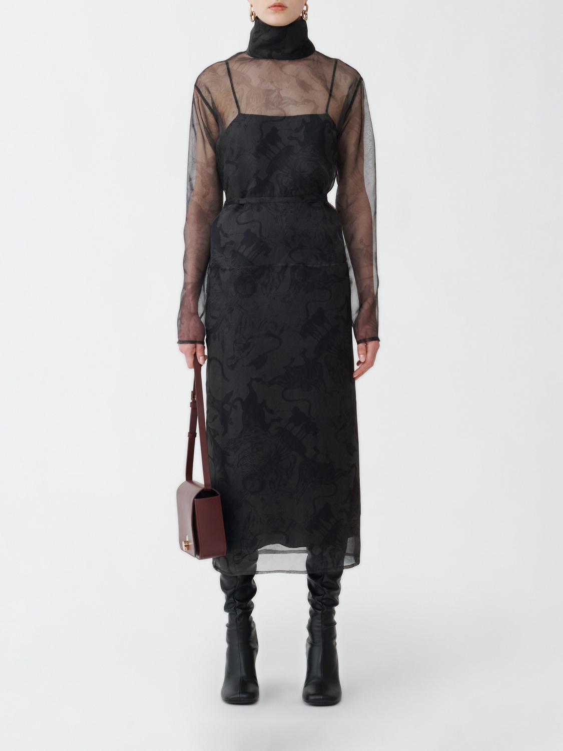 FABIANA FILIPPI DRESS: Dress woman Fabiana Filippi, Graphite - Img 1