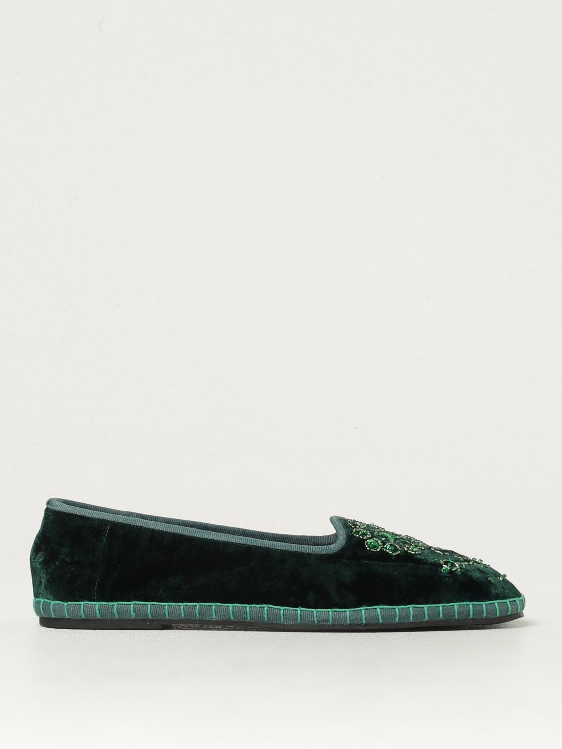 MALIPARMI FLAT SHOES: Shoes woman Maliparmi, Green - Img 1