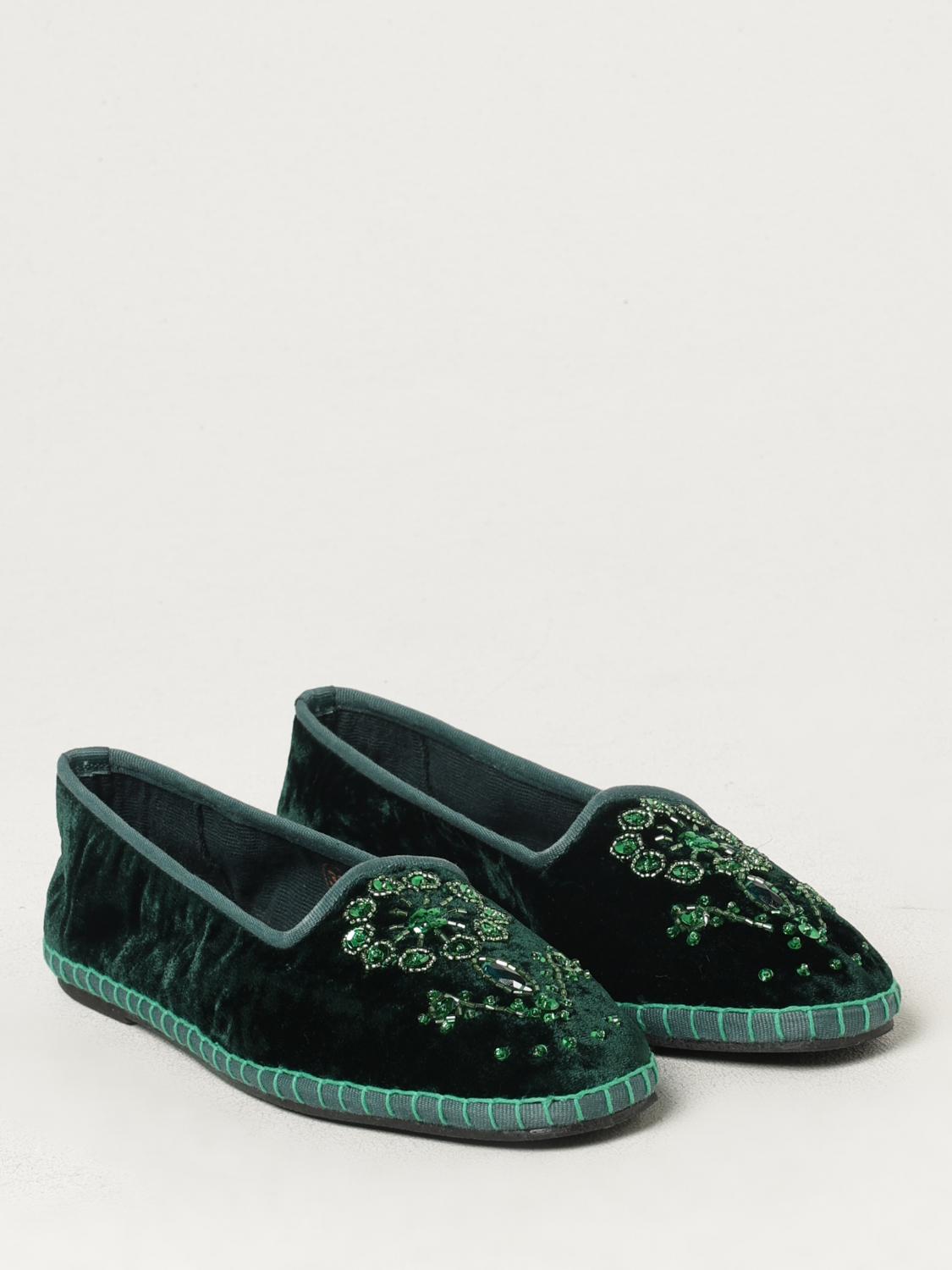 MALIPARMI FLAT SHOES: Shoes woman Maliparmi, Green - Img 2