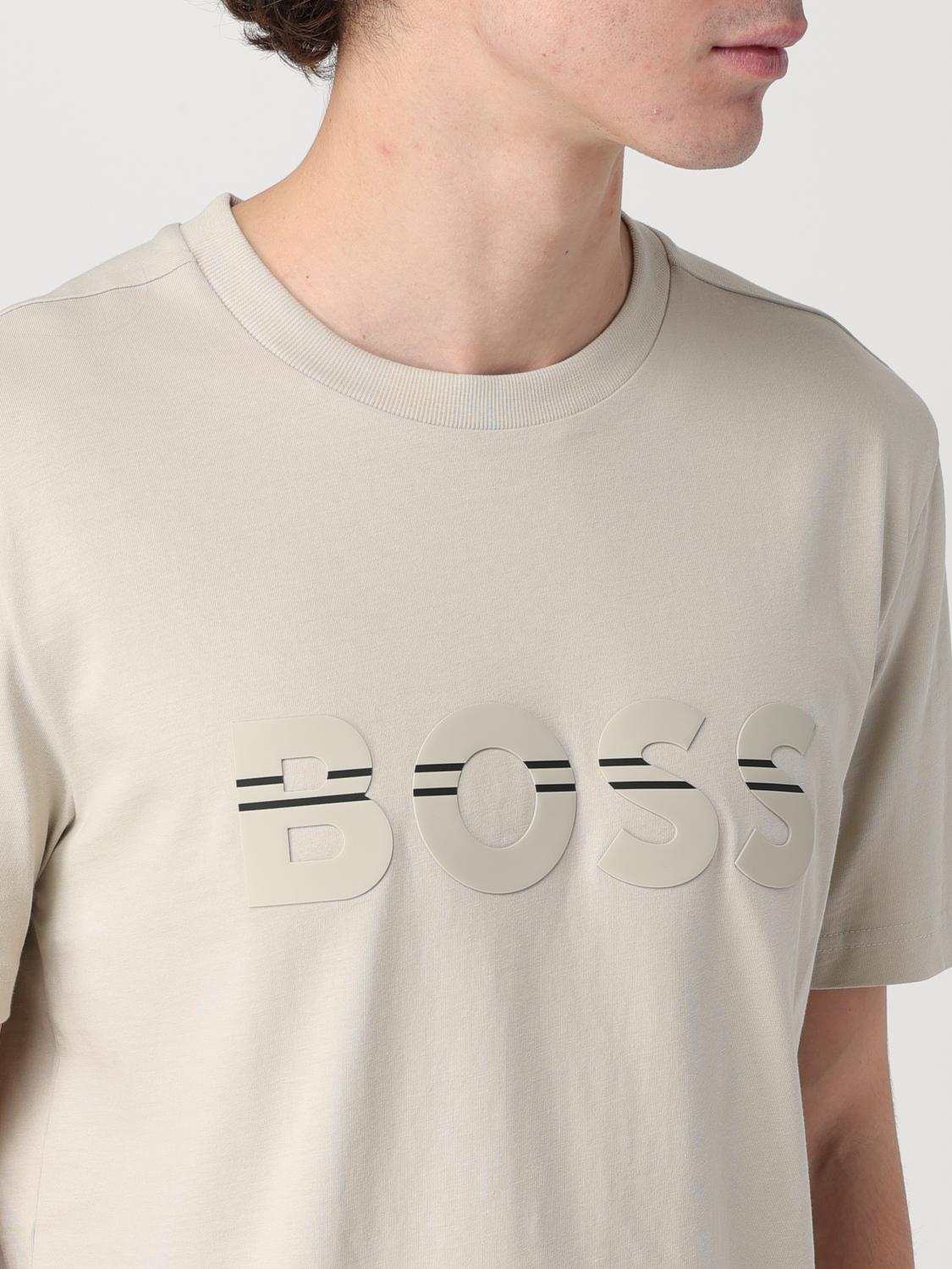 BOSS CAMISETA: Camiseta hombre Boss, Beige - Img 3