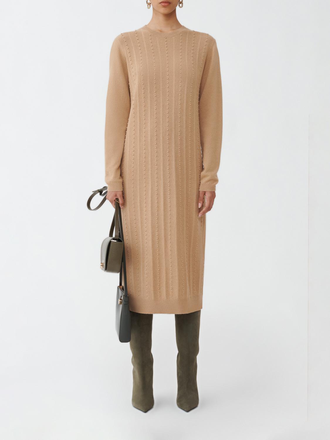 FABIANA FILIPPI DRESS: Dress woman Fabiana Filippi, Camel - Img 1