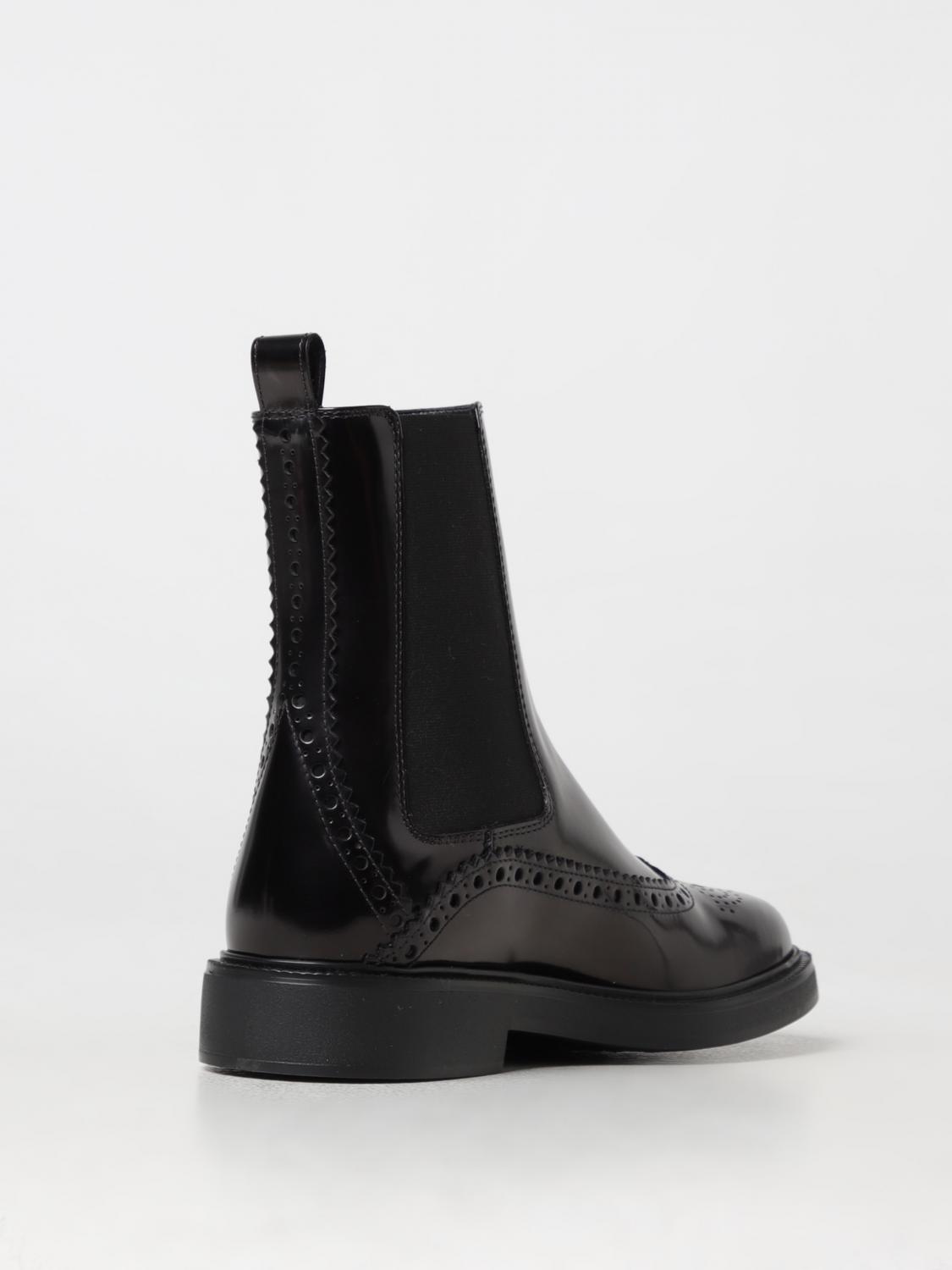 TOD'S BOTTINES PLATES: Bottines plates femme Tod's, Noir - Img 3