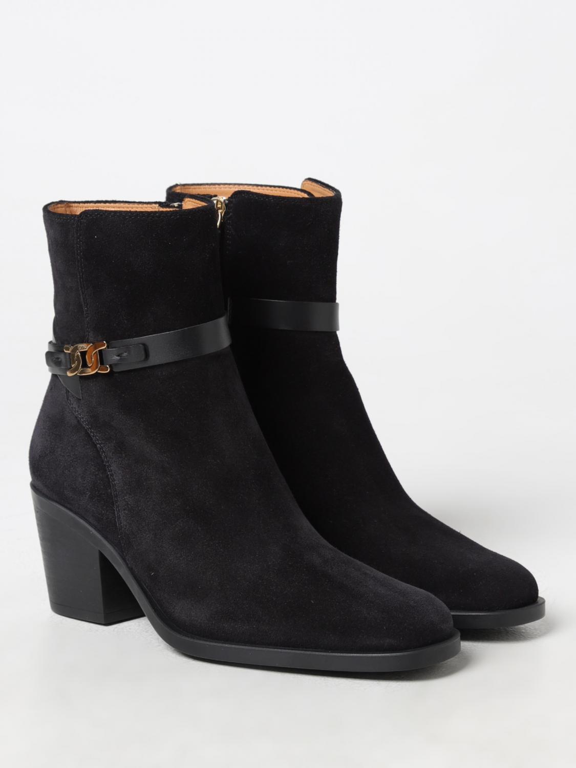 TOD'S FLACHE STIEFELETTEN: Flache stiefeletten damen Tod's, Schwarz - Img 2