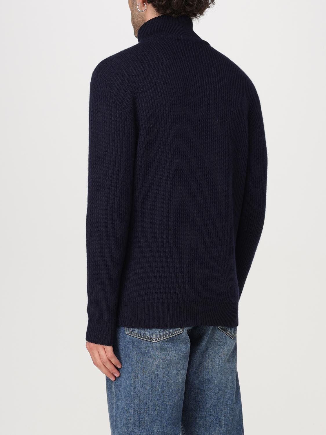 JOSHUA SANDERS SWEATER: Sweater men Joshua Sanders, Blue - Img 2