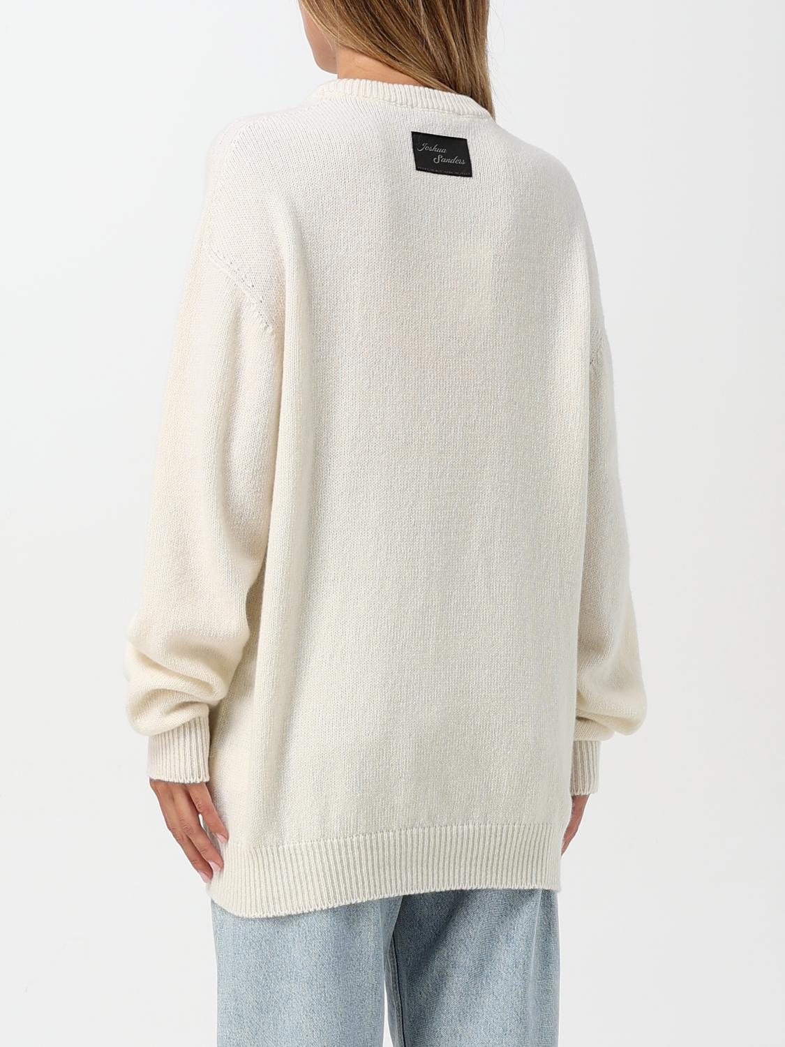 JOSHUA SANDERS MAGLIA: Pullover Joshua Sanders in lana Merino e cashmere , Crema - Img 2