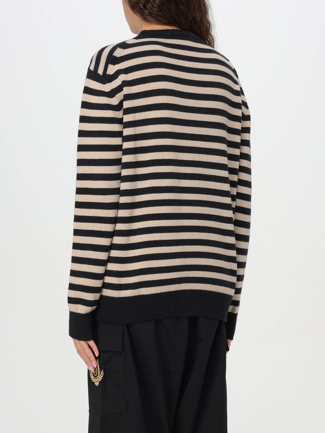 JOSHUA SANDERS MAGLIA: Pullover Joshua Sanders in cotone e lana , Nero - Img 3