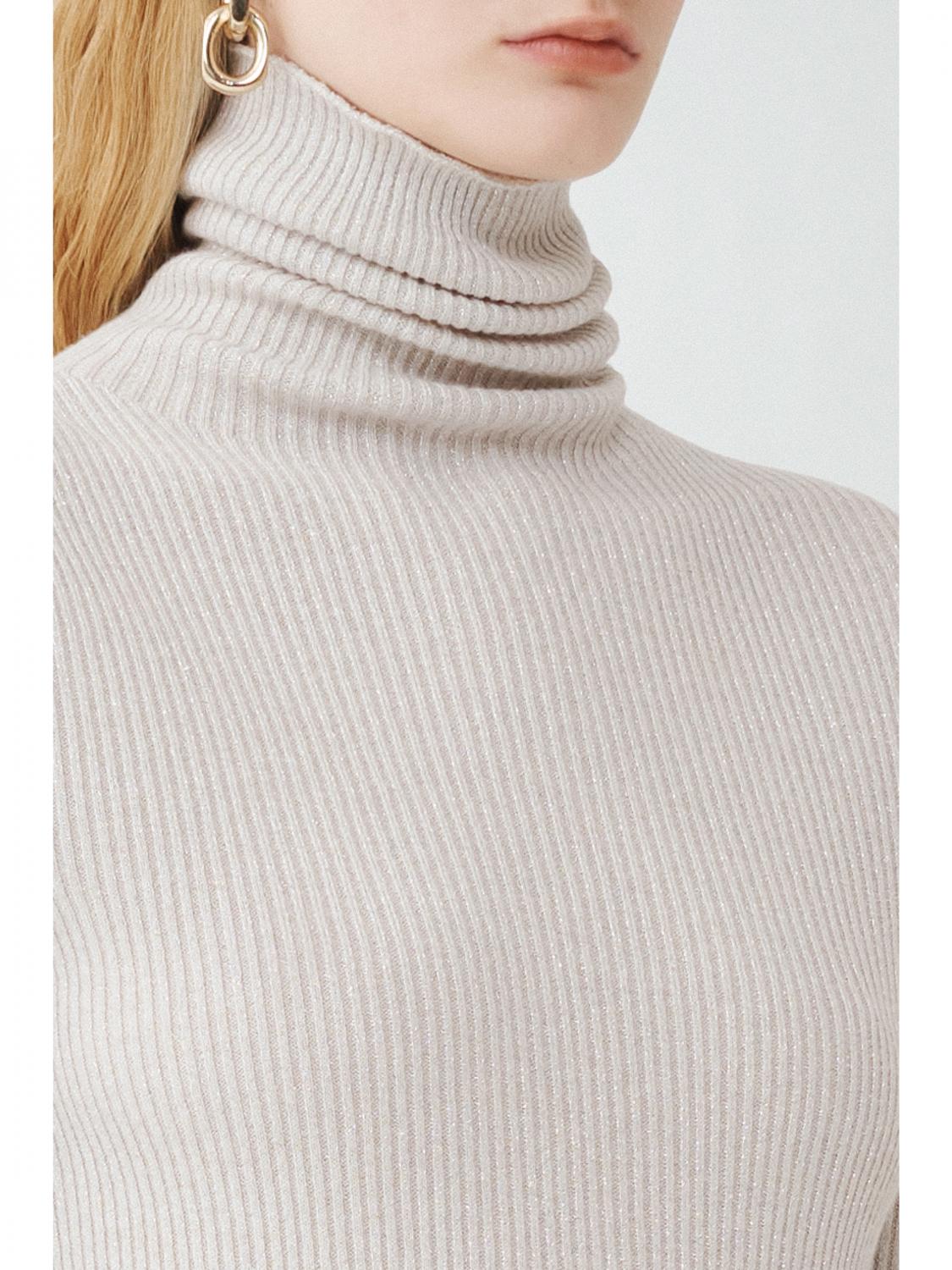 FABIANA FILIPPI SWEATER: Sweater woman Fabiana Filippi, Beige - Img 3