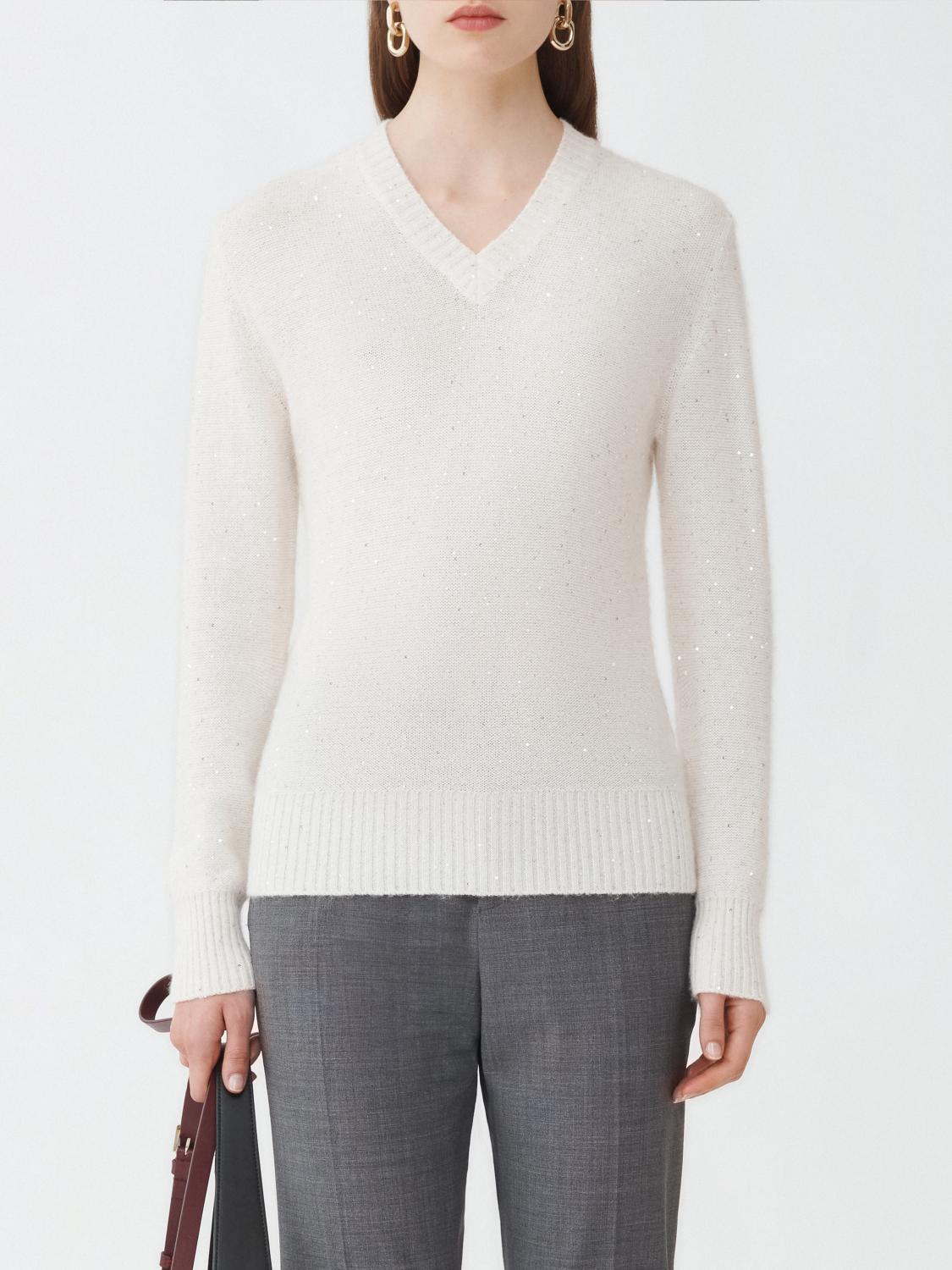 FABIANA FILIPPI SWEATER: Sweater woman Fabiana Filippi, Natural - Img 1