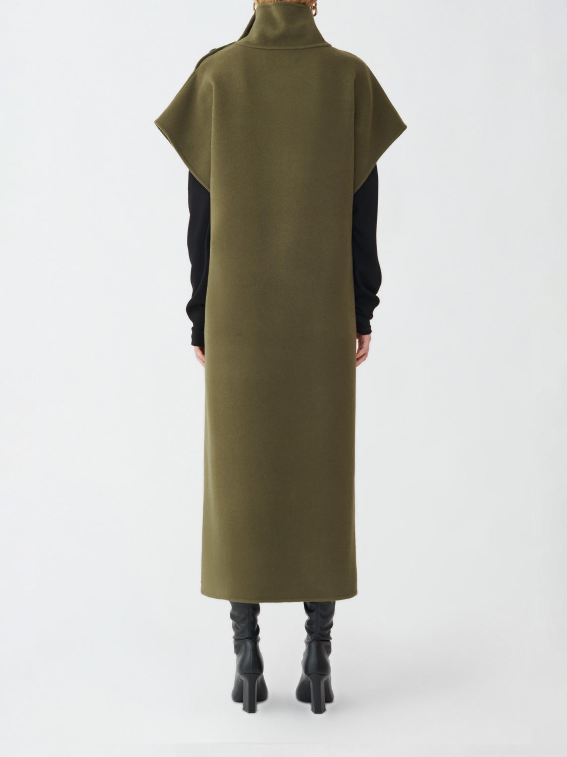 FABIANA FILIPPI CAPE: Coat woman Fabiana Filippi, Green - Img 2