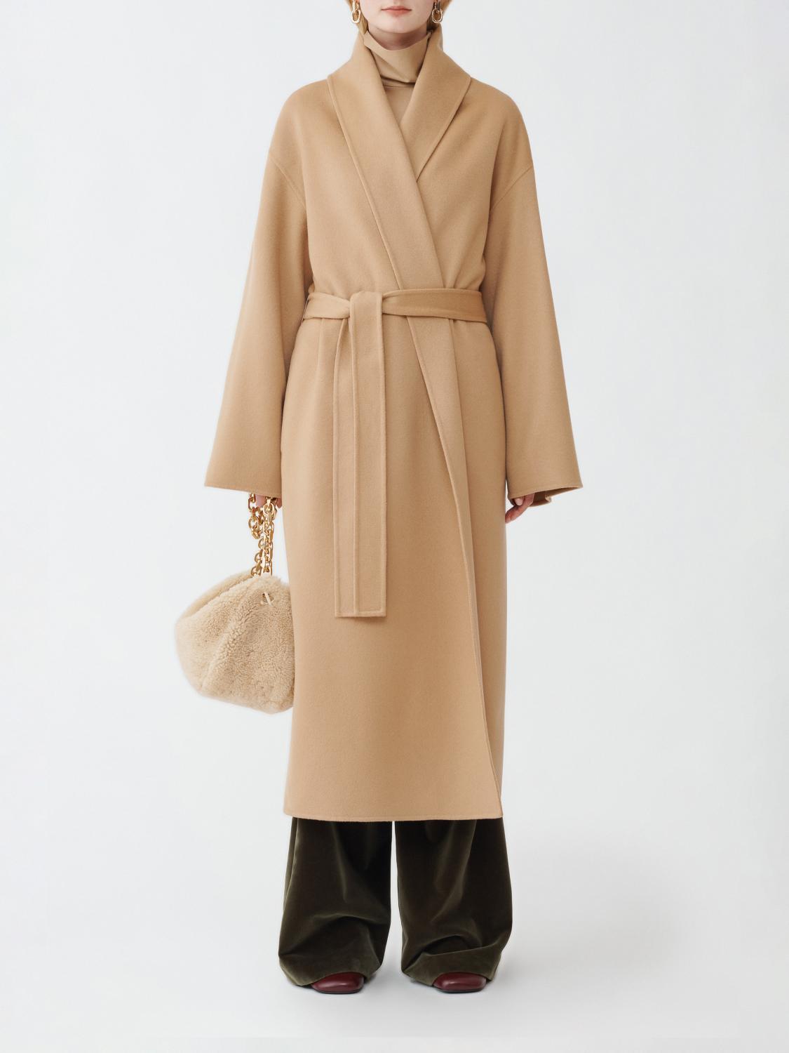 FABIANA FILIPPI COAT: Coat woman Fabiana Filippi, Camel - Img 1