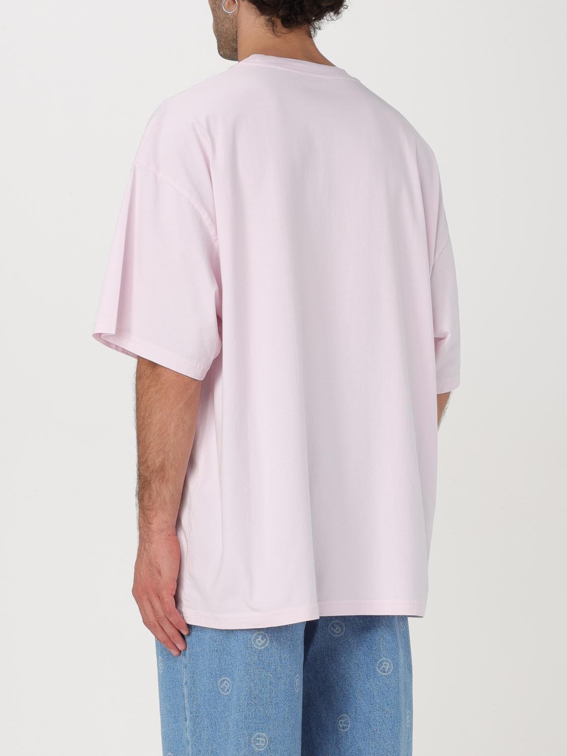 MARTINE ROSE T-SHIRT: Polo shirt men Martine Rose, Pink - Img 3