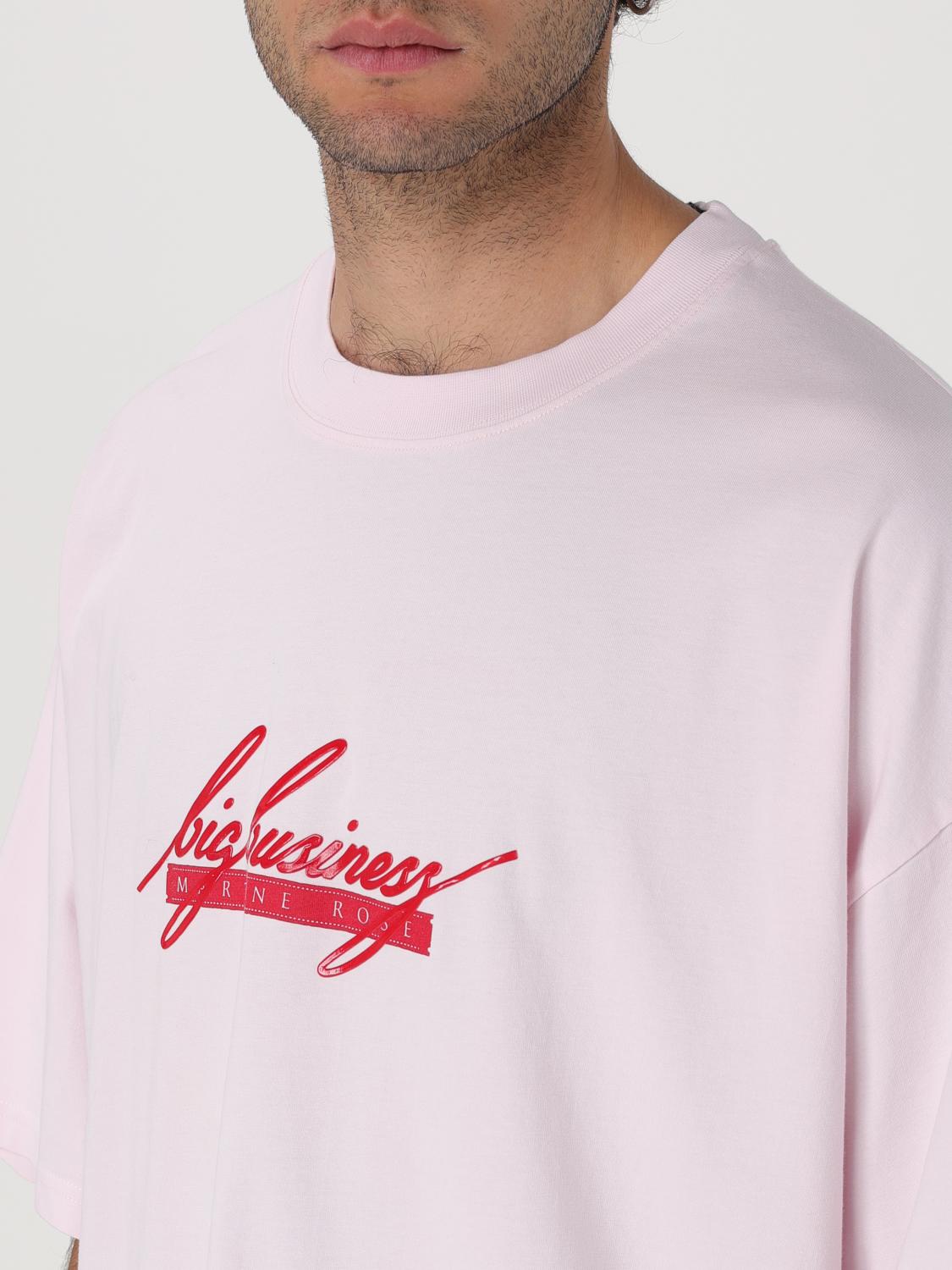 MARTINE ROSE T-SHIRT: Polo shirt men Martine Rose, Pink - Img 4