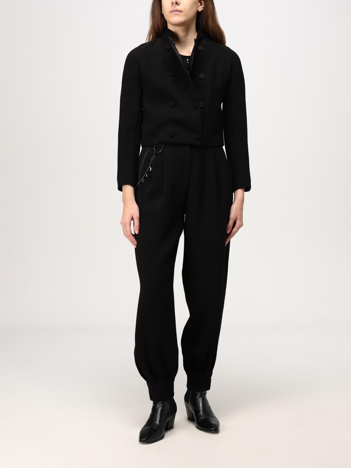 EMPORIO ARMANI PANTS: Pants woman Emporio Armani, Black - Img 2