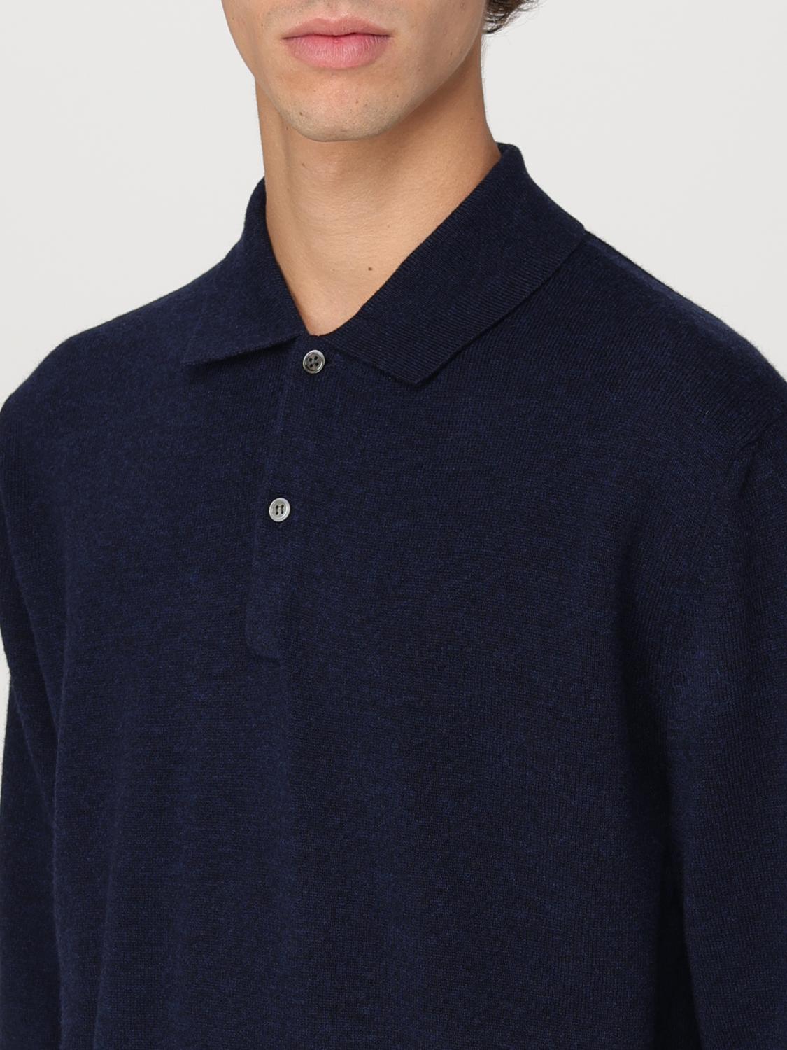 COMME DES GARCONS POLO SHIRT: Sweater men Comme Des Garcons, Blue - Img 3