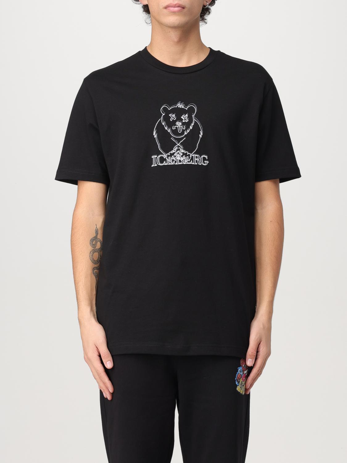 ICEBERG T-SHIRT: T-shirt men Iceberg, Black - Img 1